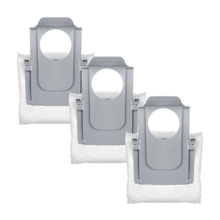 Prachové sáčky pro Roborock Qrevo Curv/Edge/P20 (3 ks)-Jednorázové sáčky do vysavače