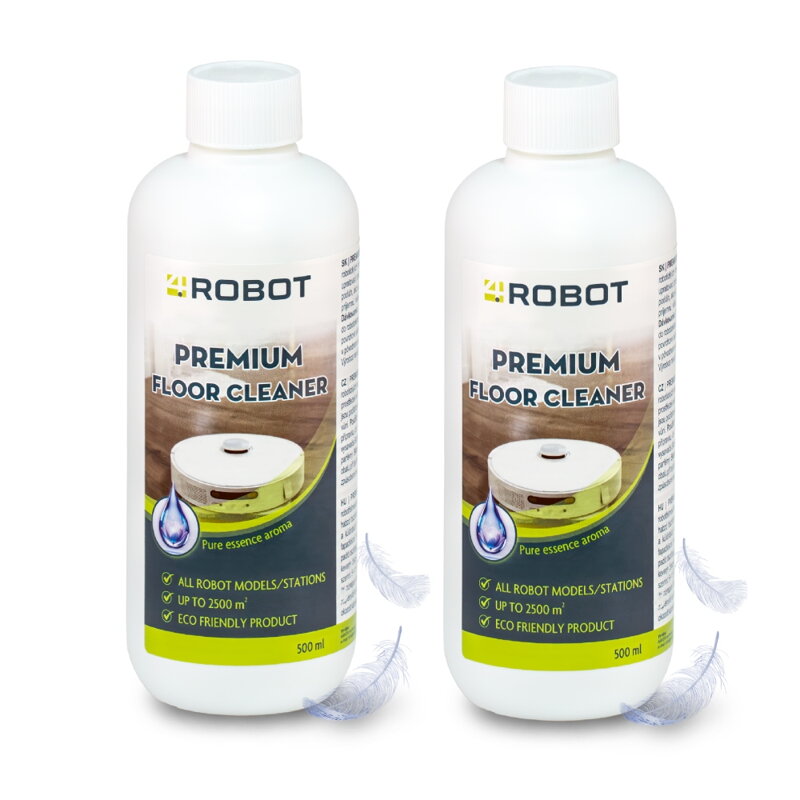 4Robot Čisticí prostředek pro robotické vysavače – Pure essence 2x500ml 4Robot Čisticí prostředek pro robotické vysavače – Pure essence 2x500ml